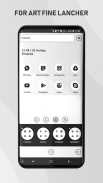 Black & White Theme - Art Fine Launcher screenshot 1