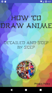 How to draw anime step by step screenshot 0