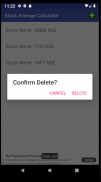 Stock price average calculator screenshot 4