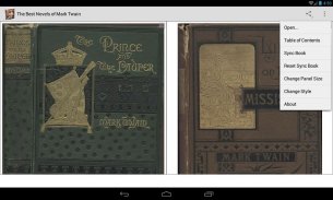 Novels of Mark Twain screenshot 2