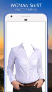 Woman Shirt Photo Frames screenshot 0