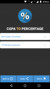 CGPA To Percentage (MU) screenshot 3