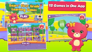 Baby Bear First Grade Games screenshot 2