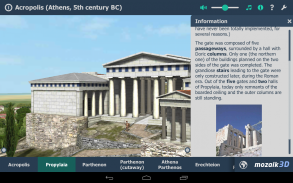 Akropolisz oktatási 3D-jelenet screenshot 6