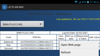 LIC Plan Nav screenshot 2