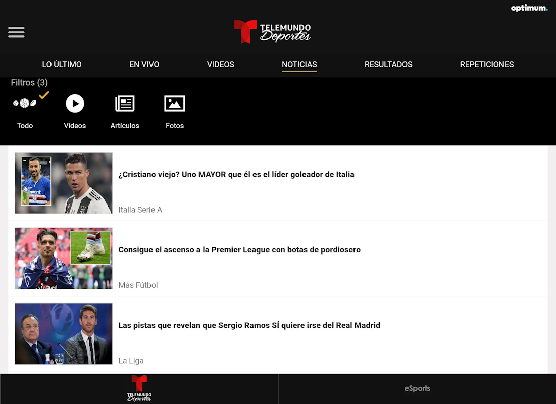 Telemundo Deportes: En Vivo::Appstore for Android