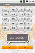 Guess My Number - A Mind Reading Application screenshot 1