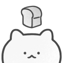 Cat and Bread Icon