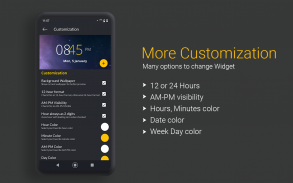 Digital Clock Widget Pro screenshot 5