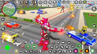 Police Dragon Robot Car Games screenshot 1