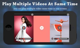 Multiple Video At Same Time- Multiple Video Player screenshot 1