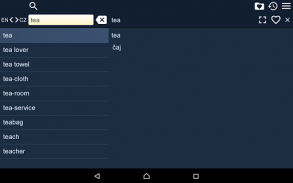 English Czech Dictionary screenshot 2