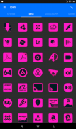 Pink and Black Icon Pack screenshot 22