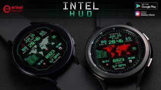 INTEL HUD animated watch face screenshot 0