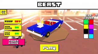 Blocky Car Racer - racing game screenshot 7