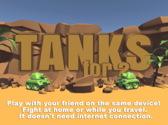 Tanks 3D for 2 players on 1 device - split screen screenshot 5