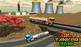 Offroad Oil Tanker Truck Driver: Truck Games 2019 screenshot 3