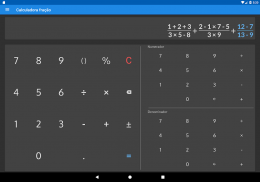 Calculadora de fração com solução screenshot 4