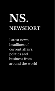 Newshort - Latest News Headlines Around the World screenshot 0