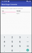 Blood Sugar Converter screenshot 1