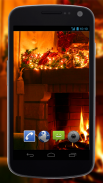 4K Xmas Fireplace Video Live Wallpaper screenshot 2