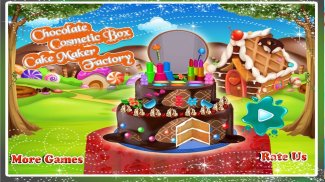 Chocolate Cosmetic Box Cake Maker - Makeup Kit screenshot 3