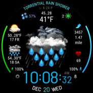 Weather watch face W5 screenshot 11
