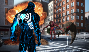 Black Spider Superhero Alien - NS City Gangsters screenshot 4