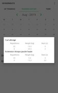 MyWorkouts - Trainings manager screenshot 1