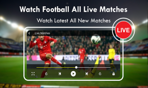Football HD Live Score TV screenshot 0