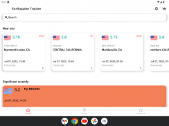 Earthquake Tracker App - Alert screenshot 2
