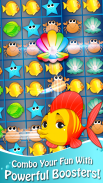 Fish Fantasy Match 3 Game screenshot 2