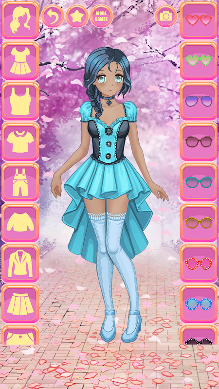 anime menina vestir e maquiagem - jogos de meninas::Appstore  for Android