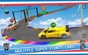 Mega Ramp Impossible GT Racing Car Stunts Games screenshot 2