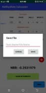 Net Run Rate Calculator screenshot 1
