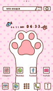 Cute Wallpaper Cat Paw Theme screenshot 1