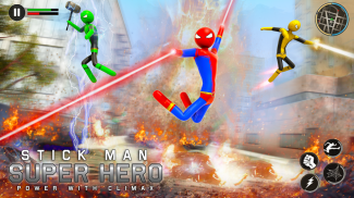 Stickman Rope Hero Spider Game screenshot 5