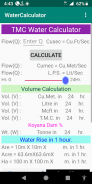 TMC water calculator screenshot 3