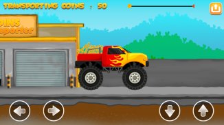 Coins Transporter Monster Truck screenshot 2