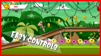 Jungle Run - Girl Game screenshot 2