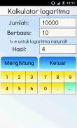 kalkulator logaritma screenshot 2
