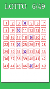 LOTTO 6 - 49 Tip Generator screenshot 2