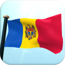 Moldova Flag 3D Free Wallpaper