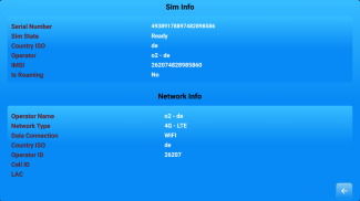 سیم کارت - اطلاعات تلفن / Phone Info screenshot 1