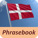 Danish phrasebook and phrases Icon