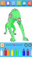 Coloring Book Of Alien Heros screenshot 1