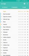 Resultados en Vivo de La Liga 2018/2019 screenshot 1