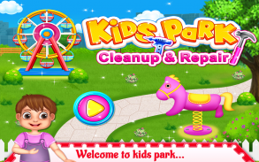 Kids Park - Cleanup and Repair screenshot 0