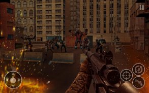 3D تیرانداز از خفا تفنگ زامبی تیرانداز: بازی رایگا screenshot 0