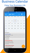 Business Tasks Calendar screenshot 0